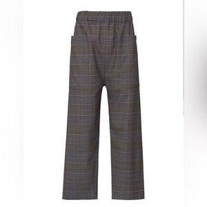 SEA New York Rowan Track pants pull on loose fit plaid workwear women’s RTR Sz 8